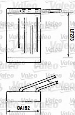 VALEO 812088 Heat Exchanger, interior heating